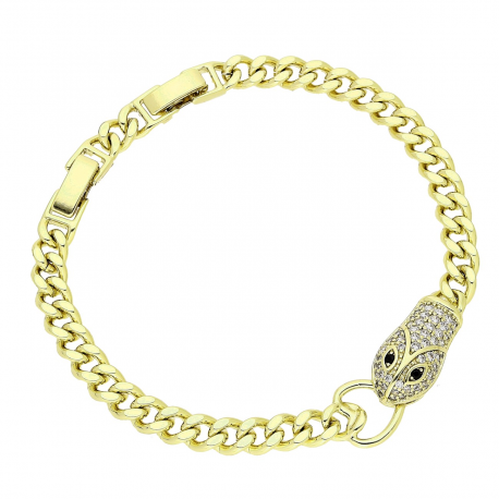 14k BRANSOLETKA POZŁACANA 19,5-17 CM 11 MM ELEGANCE XUPING 85520