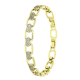 14k BRANSOLETKA POZŁACANA 19-17 CM 8 MM ELEGANCE XUPING 85526