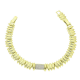 14k BRANSOLETKA POZŁACANA 19-17 CM 9 MM ELEGANCE XUPING 85531