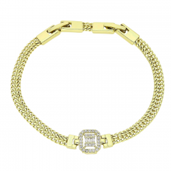14k BRANSOLETKA POZŁACANA 19,5-17 CM 10 MM ELEGANCE XUPING 85551