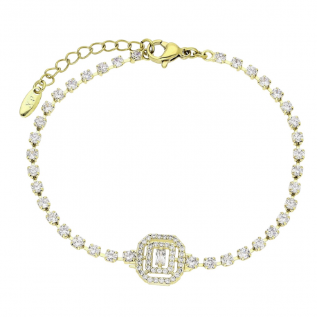 14k BRANSOLETKA POZŁACANA 18+3 CM 11 MM ELEGANCE XUPING 85561