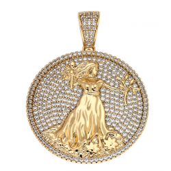 ZAWIESZKA POZŁACANA 57/43 MM ROYAL LUXURY XUPING 85720