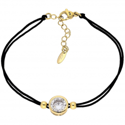 BRANSOLETKA POZŁACANA 17+3 CM 10 MM BRYLANT XUPING 85723