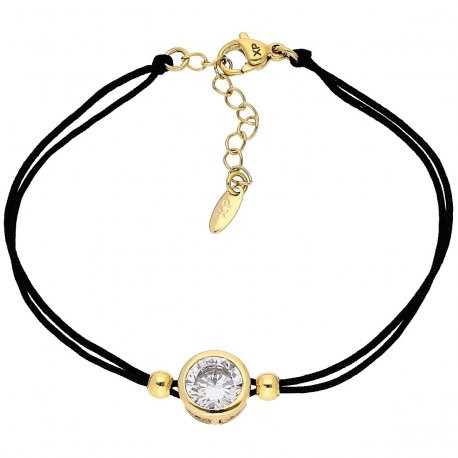 BRANSOLETKA POZŁACANA 17+3 CM 10 MM BRYLANT XUPING 85723