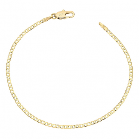 BRANSOLETKA POZŁACANA 17 CM 2 MM PANCERKA XUPING 85728