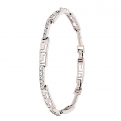 BRANSOLETKA PLATYNOWANA 19-17 CM 5 MM GRECKA XUPING 85742