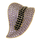 PIERŚCIONEK POZŁACANY 39 MM ROYAL LUXURY XUPING 85836