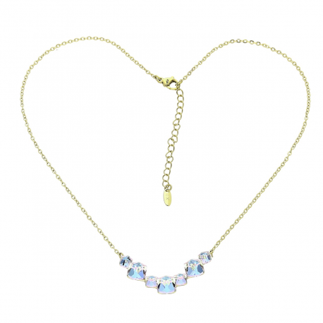 14K CELEBRYTKA POZŁACANA 41+5 CM VITRAIL LIGHT CRYSTAL XUPING 85897