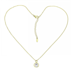 14K CELEBRYTKA POZŁACANA 40+5 CM BRYLANCIK XUPING 85930