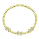 14K BRANSOLETKA POZŁACANA 19-17,5 CM 8 MM ELEGANCE XUPING 85958