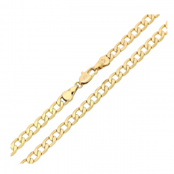 ŁAŃCUSZEK POZŁACANY 50 CM 4,3 MM PANCERKA XUPING 86073