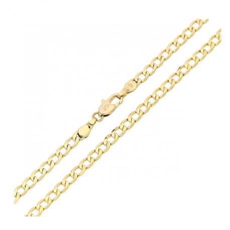 ŁAŃCUSZEK POZŁACANY 50 CM 3,5 MM PANCERKA XUPING 86076