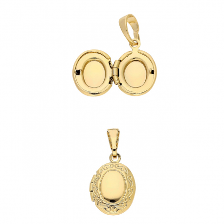 ZAWIESZKA POZŁACANA 19/10 MM ZŁOTY SEKRETNIK XUPING 86115