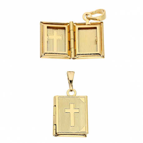 ZAWIESZKA POZŁACANA 23/12 MM ZŁOTY SEKRETNIK XUPING 86117