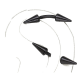 KOLCZYKI CERAMICZNA PIERCING CZARNE 19/3 MM TTM XUPING 86145