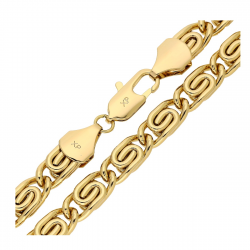 ŁAŃCUSZEK POZŁACANY 50 CM 8,4 MM PTASIE OKO XUPING 86307