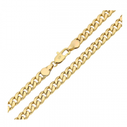 ŁAŃCUSZEK POZŁACANY 55 CM 5,2 MM PANCERKA XUPING 86308