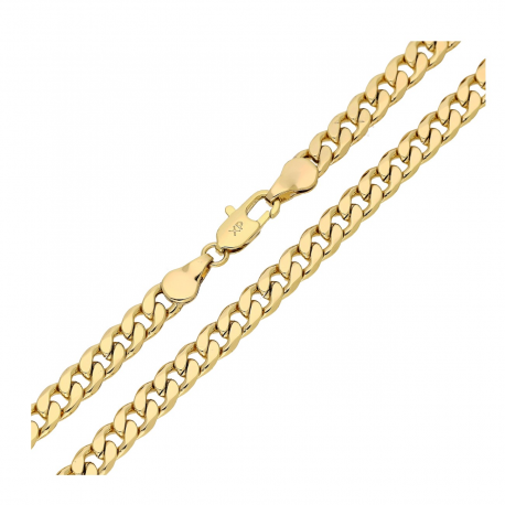 ŁAŃCUSZEK POZŁACANY 55 CM 5,2 MM PANCERKA XUPING 86308