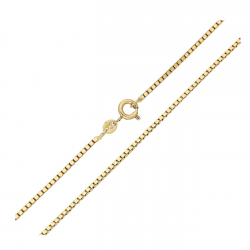 ŁAŃCUSZEK POZŁ3CANY 50 CM 1,4 MM WENECJANA XUPING 86313