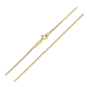 ŁAŃCUSZEK POZŁACANY 35 CM 1,1 MM WENECJANA XUPING 86317