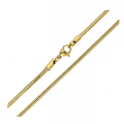 ŁAŃCUSZEK POZŁACANY 50 CM 2,3 MM OGON WĘŻA XUPING 86318