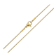 ŁAŃCUSZEK POZŁACANY 50 CM 1 MM OGON WĘŻA XUPING 86322