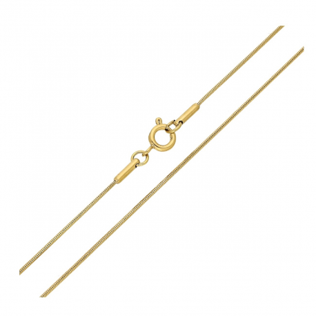 ŁAŃCUSZEK POZŁACANY 45 CM 0,9 MM OGON WĘŻA XUPING 86323