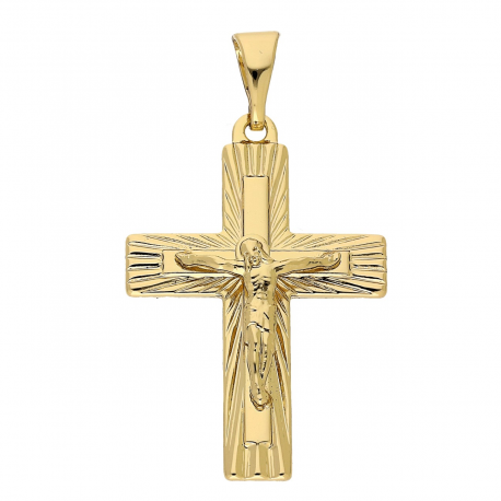 ZAWIESZKA POZŁACANA 42/23 MM KRZYŻYK XUPING 86335