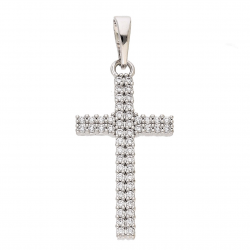 ZAWIESZKA PLATYNOWANA 37/15 MM KRZYŻYK XUPING 86348