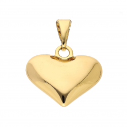 ZAWIESZKA POZŁACANA 26/21 MM ZŁOTE SERCE XUPING 86356