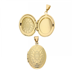 ZAWIESZKA POZŁACANA 30/16 MM ZŁOTY SEKRETNIK XUPING 86388