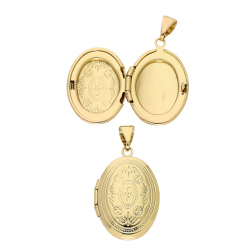 ZAWIESZKA POZŁACANA 30/16 MM ZŁOTY SEKRETNIK XUPING 86389