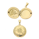 ZAWIESZKA POZŁACANA 29/20 MM ZŁOTY SEKRETNIK XUPING 86391