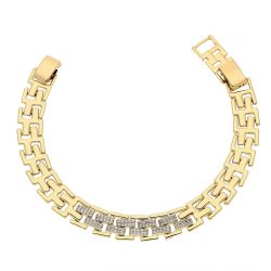 BRANSOLETKA POZŁACANA 19-17 CM 9 MM ELEGANCE XUPING 86403