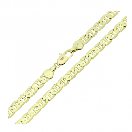 14K ŁAŃCUSZEK POZŁACANY 55 CM 5,2 MM GUCCI XUPING 86681