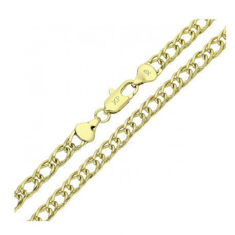 14K ŁAŃCUSZEK POZŁACANY 45 CM 5,3 MM OZDOBNY XUPING 86687