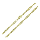 14K ŁAŃCUSZEK POZŁACANY 45 CM 3,4 MM SINGAPURKA XUPING 86688