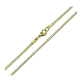 14K ŁAŃCUSZEK POZŁACANY 55 CM 1,9 MM OGON WĘŻA XUPING 86691