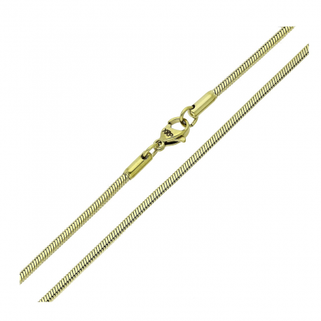 14K ŁAŃCUSZEK POZŁACANY 55 CM 1,9 MM OGON WĘŻA XUPING 86691