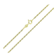 14K ŁAŃCUSZEK POZŁACANY 45 CM 1,8 MM SINGAPURKA TWARDA XUPING 86694