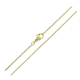 14K ŁAŃCUSZEK POZŁACANY 45 CM 1,3 MM ANKIER XUPING 86696