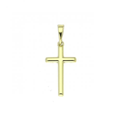 14K ZAWIESZKA POZŁACANA 31/13 MM KRZYŻYK XUPING 86703