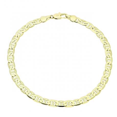 14K BRANSOLETKA POZŁACANA 23 CM 5,2 MM GUCCI XUPING 86723
