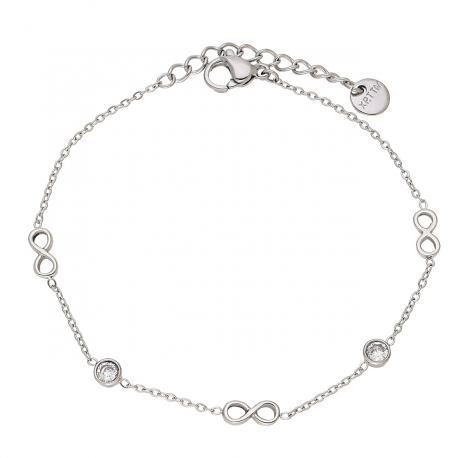 BRANSOLETKA 16,5+3 CM 4 MM S. STEEL TTM XUPING 86906