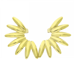 KOLCZYKI POZŁACANE 49/24 MM S. STEEL TTM XUPING 86907