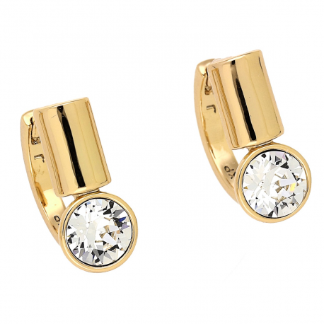 KOLCZYKI POZŁACANE 17/8 MM CRYSTAL XUPING 86925