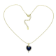14K CELEBRYTKA POZŁACANA 45 CM SAPPHIRE CRYSTAL XUPING 86932