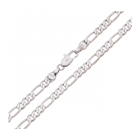 ŁAŃCUSZEK PLATYNOWANY 50 CM 4,4 MM FIGARO XUPING 86943