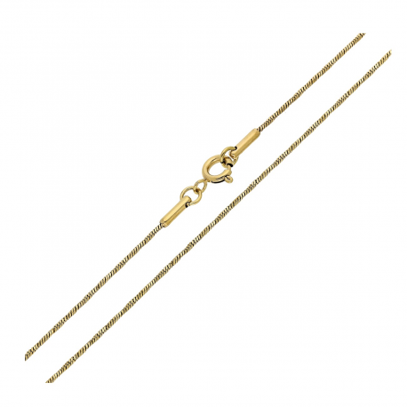 ŁAŃCUSZEK POZŁACANY 35 CM 1,1 MM OGON WĘŻA SKRĘCANY XUPING 86957