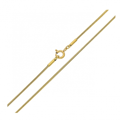 ŁAŃCUSZEK POZŁACANY 45 CM 1,2 MM OGON WĘŻA XUPING 86959